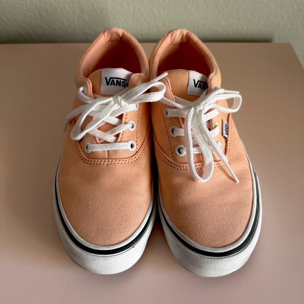 VANS Doheny Classic Womens Lace Up Sneakers Size 8 Tropical Peach/Light Orange - Picture 2 of 7